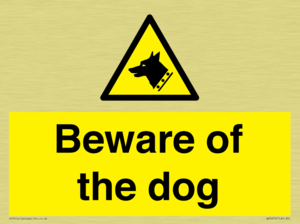 Beware of the dog